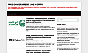 Uae.governmentjobs.guru thumbnail