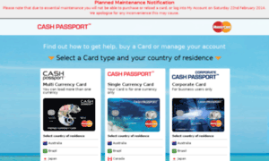 Uat.cashpassport.com thumbnail