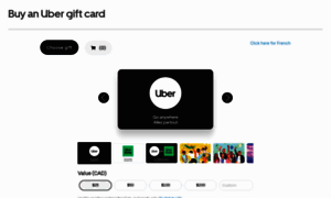 Uberca.launchgiftcards.com thumbnail