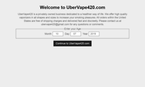 Ubervape420.com thumbnail