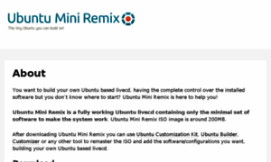 Ubuntu-mini-remix.org thumbnail