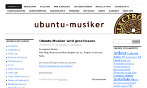 Ubuntu-musiker.de thumbnail