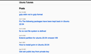 Ubuntututorials.org thumbnail