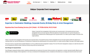 Udaipur-corporateeventmanagement.com thumbnail