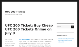 Ufc200ticket.com thumbnail