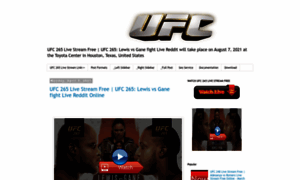 Ufconlinelivefree.blogspot.com thumbnail