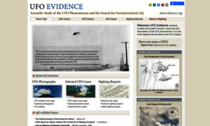 Ufoevidence.org thumbnail