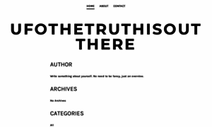 Ufothetruthisoutthere.weebly.com thumbnail