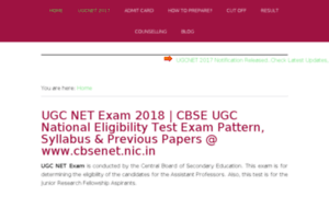 Ugcnetexam.org thumbnail