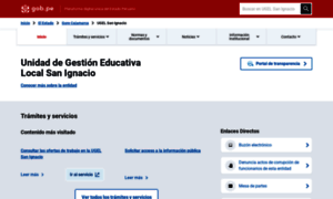 Ugelsanignacio.gob.pe thumbnail