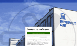 Ugent.mynetpay.be thumbnail