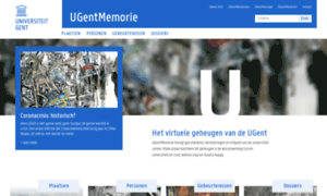 Ugentmemorie.be thumbnail