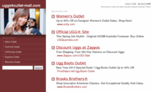 Uggs4outlet-mall.com thumbnail