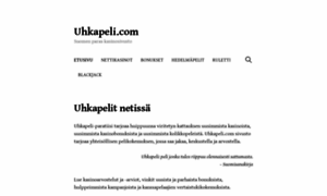 Uhkapeli.com thumbnail