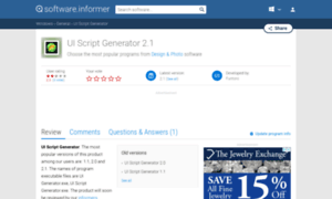 Ui-script-generator.software.informer.com thumbnail