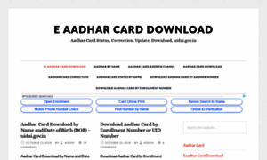 Uidai-aadharcards.online thumbnail