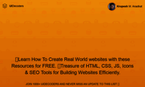 Uidecoders.netlify.app thumbnail