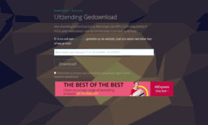 Uitzendinggedownload.nl thumbnail