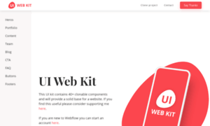 Uiwebkit.webflow.io thumbnail