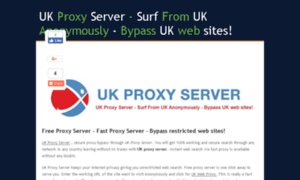 Uk-proxyserver.com thumbnail