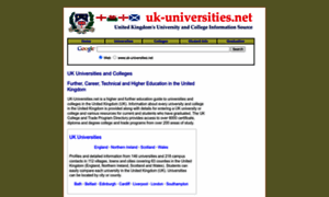 Uk-universities.net thumbnail