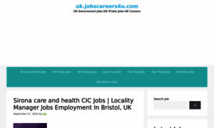 Uk.jobscareers4u.com thumbnail