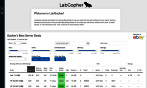 Uk.labgopher.com thumbnail