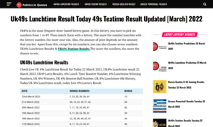 Uk49slatestresults.co.uk thumbnail