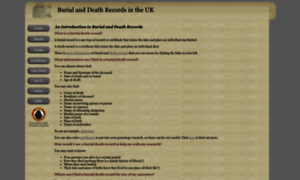 Ukburials.co.uk thumbnail