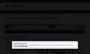 Ukdobfinder.com thumbnail