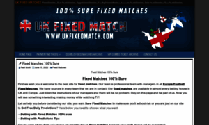 Ukfixedmatch.com thumbnail