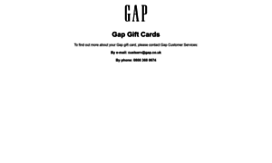 Ukgapgiftcards.co.uk thumbnail