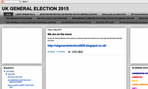 Ukgeneralelection2015.blogspot.com thumbnail