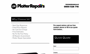 Ukplotterrepairs.co.uk thumbnail