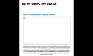 Uktvshowlive.blogspot.com thumbnail