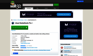 Ulead-mediastudio-pro.soft32.com thumbnail