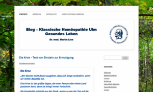 Ulm-homoeopathie.de thumbnail