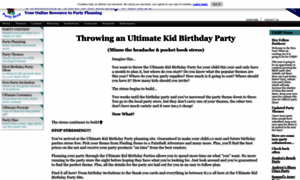 Ultimate-kid-birthday-parties.com thumbnail