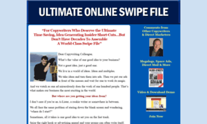 Ultimate-online-swipe-file.com thumbnail
