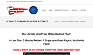 Ultimate-wordpress-mobile-redirect.com thumbnail