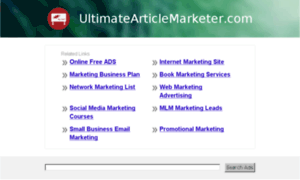 Ultimatearticlemarketer.com thumbnail