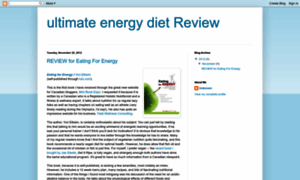 Ultimateenergydietreview.blogspot.com thumbnail