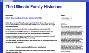 Ultimatefamilyhistorians.blogspot.com thumbnail