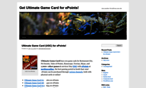 Ultimategamecard.wordpress.com thumbnail