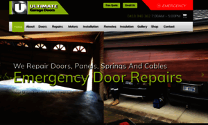 Ultimategaragedoors.com.au thumbnail