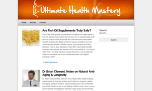 Ultimatehealthmastery.com thumbnail