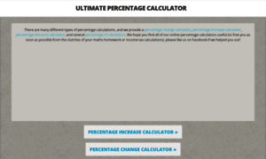 Ultimatepercentagecalculator.com thumbnail