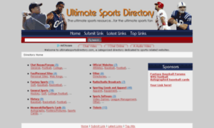 Ultimatesportsdirectory.com thumbnail