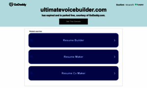 Ultimatevoicebuilder.com thumbnail