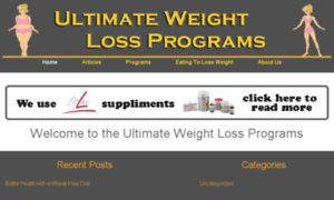 Ultimateweightlossprograms.com thumbnail
